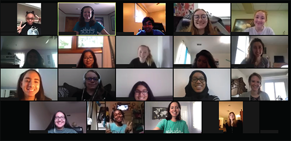 University of Michigan Girls Who Code Zoom screenshot 2